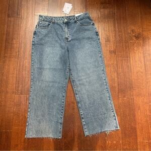 Love, Bonito Women's Blue Jeans, Straight, Mid-Rise, Full Length, Size 34, NWT